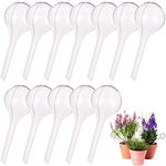 12-Count Small Watering Globes, Plant Watering Globes Imitation Glass Watering Bulbs Houseplant Plant Pot Bulbs, Garden Watering PVC Self Watering Irrigation Drippers for Garden, 1.96 Inch Diameter