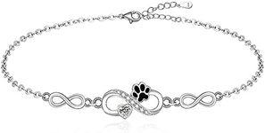 Fenthring Paw Print Anklet S925 Ste