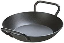 Lodge Pre-Seasoned Carbon Steel Skillet - Use in the Oven, on the Stove, on the Grill, or Over a Campfire - 8 Inch Dual Handle