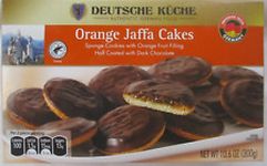 2 BOXES DEUTSCHE KUCHE ORANGE JAFFA CAKES CHOCOLATE SPONGE COOKIES 10.6 OZ
