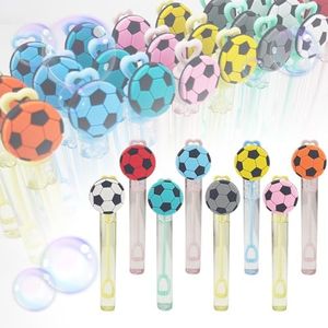 24 Piece Soccer Bubble Wand for Kids(6 Style),Cute Bubble Wand Great for Soccer Party Favors,Soccer Football Pinata Suffer,Goodie Bags Filler,School Classroom Prizes,Birthday Gifts for Boy (Soccer)