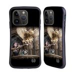 Head Case Designs Officially Licensed Anne Stokes Messenger Owls Hybrid Case Compatible With Apple iPhone 15 Pro