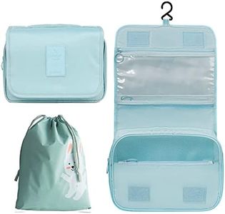 OrgaWise Borsa da toilette da viaggio Borsa da viaggio pensata da viaggio Borsa cosmetica da donna per trucco da donna con borsa con coulisse impermeabile