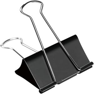 AZ Shi Kong Jumbo Binder Clips 3 inch, Binder Clips Extra Large Heavy Duty 36 Pcs for Office Supplies, Black