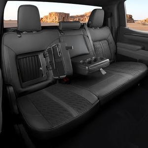 RIDEPOSH Custom Fit Seat Covers for Silverado/Sierra 1500 2019-2026 CrewCab