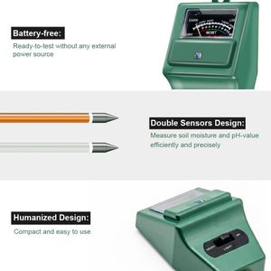 Sonkir 3-in-1 Soil pH Meter – Moisture, Light, pH Tester for Garden & Indoor Plants