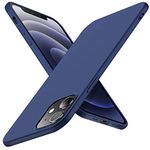 X-level Compatible with iPhone 12 Mini Case, [Guardian Serie] Ultra Thin Slim Soft Flexible TPU Bumper Matt Finish Protective Case Compatible with iPhone 12 Mini 5.4''- Navy blue