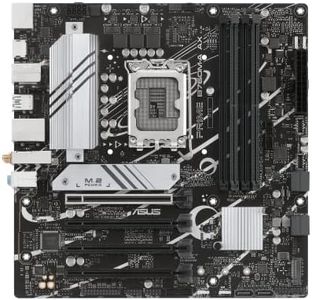 ASUS Prime B760M-A AX LGA 1700(Intel® 12th&13th Gen) microATX Motherboard (PCIe® 4.0, 2xM.2 Slots, DDR5,Realtek 2.5 Gb LAN,WiFi 6, DP,Rear USB 3.2 Gen 2, Front USB 3.2 Gen 1 Type-C®)