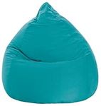 Gouchee Home Easy Collection Bean Bag Chair for Kids and Adults - Emerald - Beanbag Couch for Indoor Living Spaces - Cozy Chair, Stylish, and Comfy Lazy Sofa Chair for Reading, Gaming, and More