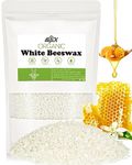 White Beeswax Pellets - 2Ib(907g) Beeswax for Candle Making - Beeswax Pellets Cosmetic Grade Eco Friendly Products - Organic Beeswax for Body - Skin Care DIY - Lip Balm and Soap Making Supplies