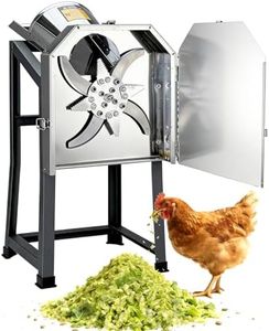 Poultry Veggie Feed Chopper, Feed Processor Vegetable Dicer Chopper, 304 Stainless Steel Construction, Chop Various Vegetables, for Farms, Livestock Breeding, and Ranches