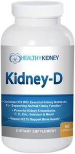 Kidney-D Kidney Supplement. Vitamin D Optimized for Kidney Support. Vitamin D3 and 7 Kidney Vitamins and Nutrients Designed for Kidney Health and More