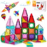 OSDUE 70PCS Magnetic Tile Educational Toys, Magnetic Building Blocks Toy Sets, Kids Learning Development Construction Set, Learning & Development Building Blocks Toys Gift for 3-7 Year Old Boys Girls