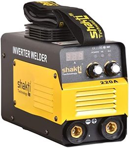 Shakti Technology Inverter ARC Welding Machine (IGBT) 220A with Hot Start, Anti-Stick Functions, Arc Force Control - 1 Year Warranty, Metal, Multicolor
