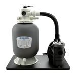 Fibropool FSP 14 Sand Filter(14" - 75 lbs) with Pump(1/5 HP -2500 GPH) combination