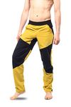 Ucraft - Anti-Gravity and Bouldering Unisex Pants, 5 Pockets, 5 Fabrics (Yellow, M)