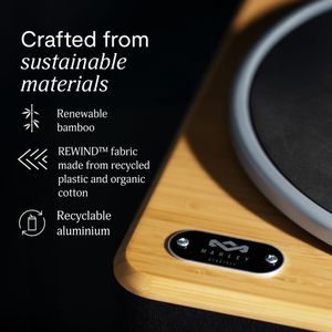 House of Marley Stir It Up Wireless Turntable – Bluetooth Vinyl Player