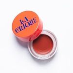 La Crique - Lip Balm & Blush - Cream Blush & Tinted Lip Balm - Infused with Hyaluronic Acid + Vitamin C - LightWeight Cream Makeup and Skincare - 99% Natural Ingredients - Vegan - Brown Red