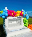 WARSUN White Bounce House 10x8x8FT 