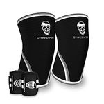 Elbow Sleeves (1 Pair) W/ Bonus Wrist Wraps - Support & Compression for Powerlifting, Weightlifting, CrossFit & Tendonitis - Gymreapers 5mm Neoprene Sleeve - For Men & Women - 1 Year Warranty(X-Large)