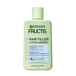 Garnier Fructis Hair Filler + Hyaluronic Acid Moisture Repair Sulfate-Free Shampoo, for Curly and Wavy Hair, up to 15X More Moisture & 100 Hours of Frizz Control, 300ml