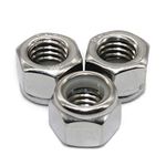 50 PCS 5/16-in Stainless Steel Standard (SAE) Nylon Insert Lock Nut by