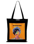 TrendoPrint Canvas Tote Bags for Women with Zip, College Bag for Girls, 100% Organic Cotton Tote Bag for Shopping, Travel & Beach (BTB10)