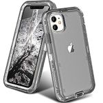 ORIbox Case Compatible with iPhone 11 Case, Heavy Duty Shockproof Anti-Fall Clear case