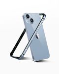 RAEGR iPhone 15 Case | Anodized Aluminum Bumper | Mag-Safe Compatible | Edge Armor Protective Minimal Case Designed for iPhone 15 (6.1-Inch) 2023 - Sierra Blue RG10482