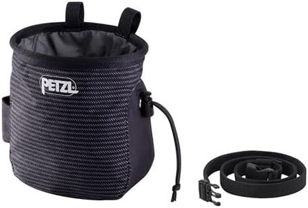 SAKA Ergonomic Chalk Bag with Belt, Chalk Stripes