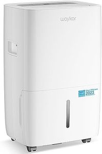 Waykar 80 Pints Energy Star Dehumidifier for Spaces up to 5,000 Sq. Ft at Home, in Basements and Large Rooms with Drain Hose and 1.14 Gallons Water Tank (JD025CE-80)