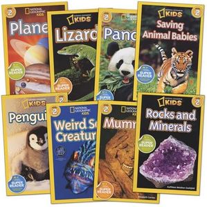 Kaplan National Geographic Readers - Level 2 - Set of 8