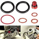 6.6L Duramax Fuel Filter Base & Primer Seal Repair Kit With Billet Bleeder Screw For 2001-2013 6.6L Chevy Duramax Fuel Filter Primer