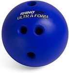 Champion Sports Foam Bowling Ball: 2.5 lb Rhino Skin Soft Balls for Training & Kids Games, Blue