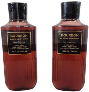 Bath and Body Works 2 Pack Men's Collection 2 in 1 Hair and Body Wash BOURBON.