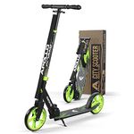 APOLLO Scooter Adult - Kick Scooter for Kids Ages 8-12 and Up - Big Wheel Scooter Adults - 3-secs Folding Scooter, Easy Stow and Carry - Kick Scooter Adult, Teens, Kids 220 lbs