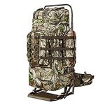 TideWe Hunting Backpack 5500cu, External Frame Hunting Bag, Large Capacity Hunting Pack for 3-5 days, Camo Hunting Backpack with Rain Cover (Next Camo G2)