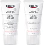 EUCERIN Urea Repair Replenishing Day and Night Face Cream Set for Dry to Very Dry Skin