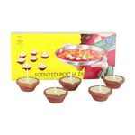 Welburn Veda&Co® Lavender Scented Diya for Puja (10 Pieces), Clay Diya Batti with Cotton Wick, Upto 3hrs Burning Time, Ghee Blended Ready to Use Diyas, Premium Puja Fragrance -Scented Puja Diya