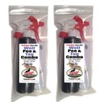 PredatorPee Original 16 oz Wolf Pee Spray Bottle Combo with ScentTags - 2pk