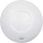 Airflow iCON 15 Extractor Fan with Timer Module – Patented Iris Shutter, Auto-Opens & Closes, Quiet 28.8dB, 19 l/s, 100mm, 1–30 Min Adjustable Timer, Bathroom & En-Suite, 3-Year Warranty
