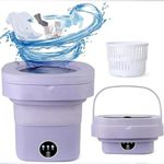 Drumstone (𝗦𝗽𝗲𝗰𝗶𝗮𝗹 𝟭𝟬 𝘆𝗲𝗮𝗿𝘀 𝗪𝗮𝗿𝗿𝗮𝗻𝘁𝘆) Foldable Mini Washing Machine – Portable Bucket Washer with Multiple Modes for Baby Clothes & Travel 𝐅𝐑𝐄𝐄 𝐌𝐀𝐈𝐍𝐓𝐄𝐍𝐀𝐍𝐂𝐄