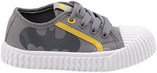 BATMAN Shoes for Boys DC Comics Classic Boys Trainers Trainers Size UK 12 to 2, Gray, 1.5 AU