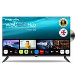 Cello C3224WSF 32 inch Smart Frameless TV with 3 years Warranty and DVD Ultrafast WebOS, Freeview Play, FreeSat, Bluetooth, Netflix, Prime Video, Apple TV, BBC. UK Made 2024