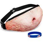 Dad BOD Fanny Belly Waist Pack Gag Gifts for Christmas,White Elephant Gifts Exchange
