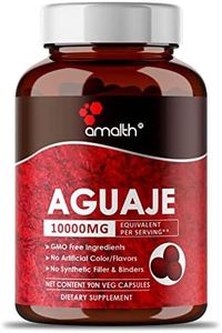 Amalth Aguaje Curves Capsule for Women- 10000mg Extra Strength from Peru Natural Supplements- 90 Capsules Non- GMO Premium Quality Pills