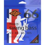 Rotosound RS66LDN Nickel Standard Gauge Roundwound Bass Strings (45 65 85 105), White Black Red Blue,Small Medium Large X-Large 2X-Large