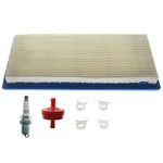 Masnln 710266 Flat Air Filter Cartridge Kit for 9 Thru 13 HP Single Cylinder Vanguard 185400 and 235400-245400 Series Engines Mower