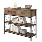 HITHOS Industrial Console Table wit