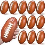 Liliful 12 Pieces Foam Football 6.7 Inch Small Football Mini Footballs Toy Football Soft Football for Indoor Outdoor Sports Yard Game Backyard Practice Training Play Party Supplies